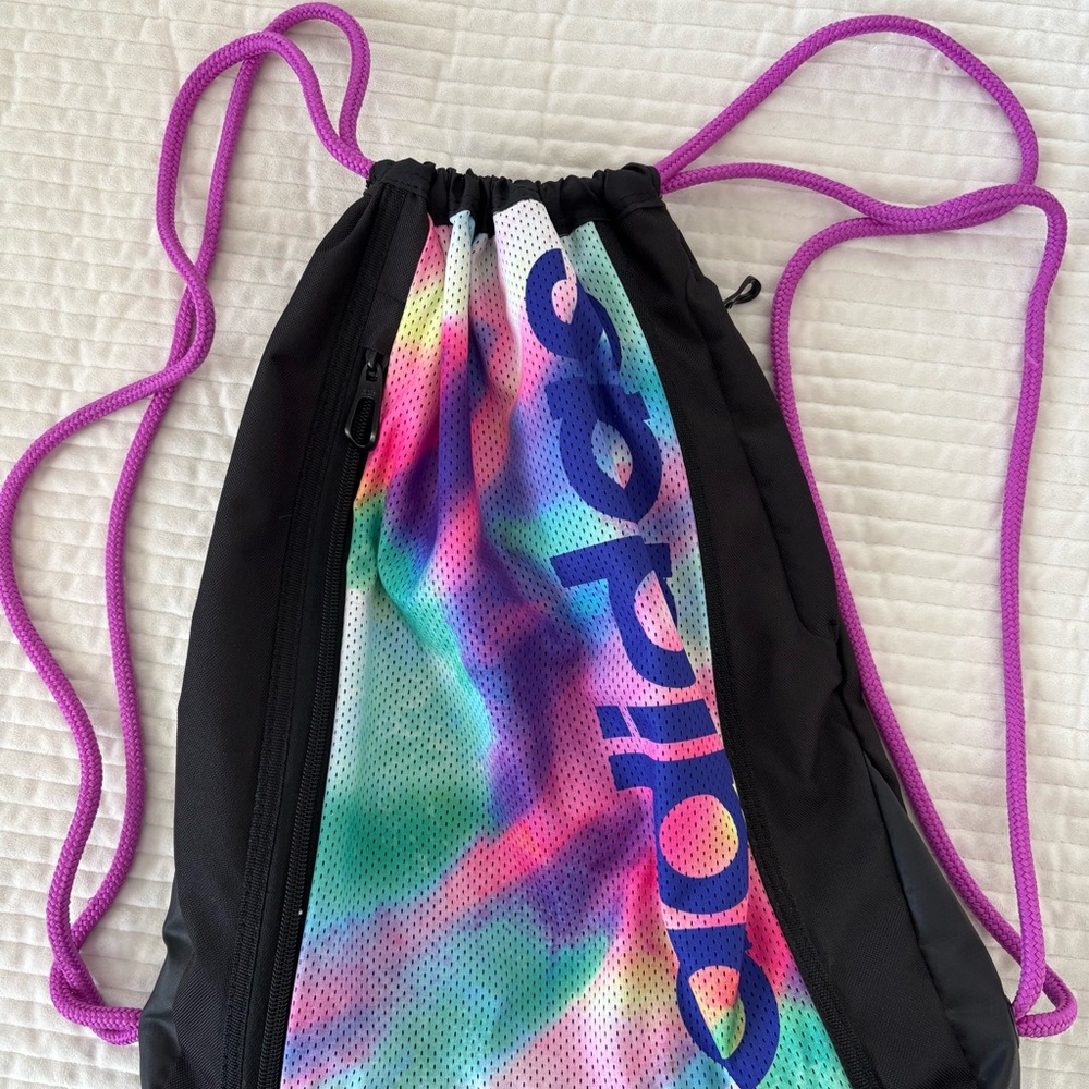 Adidas Tie-Dye Drawstring Backpack - Picture 7 of 9